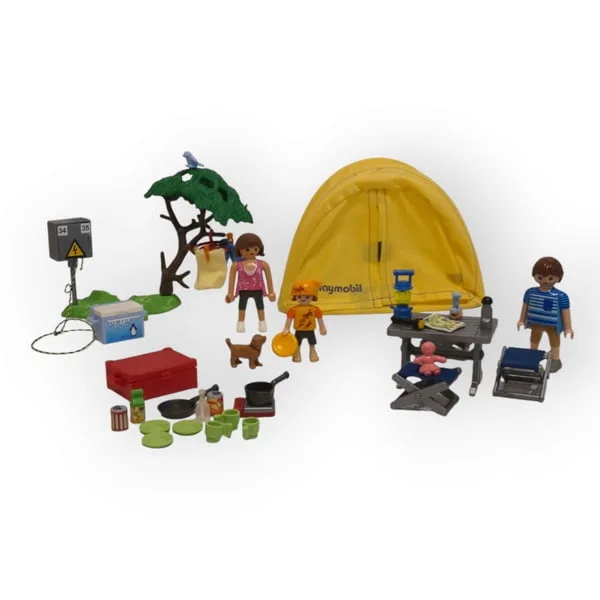 Famille et tente de camping Playmobil 5435