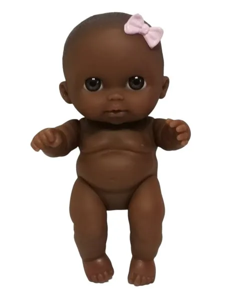 Poupée Berenguer avec ruban rose