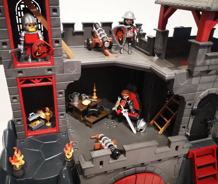 Forteresse du Dragon Rouge Playmobil 3269