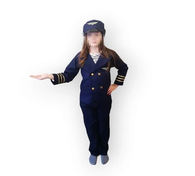 Déguisement pilote d'avion Guirca