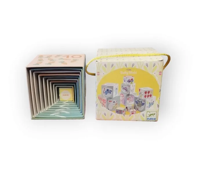 BabyBloki cubes à empiler Djeco