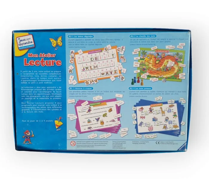 Mon atelier Lecture Ravensburger