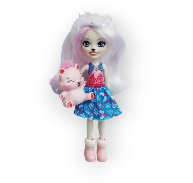 Mini poupée Enchantimals Pristina Ours Polaire