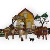 Ranch avec poneys Playmobil 5222