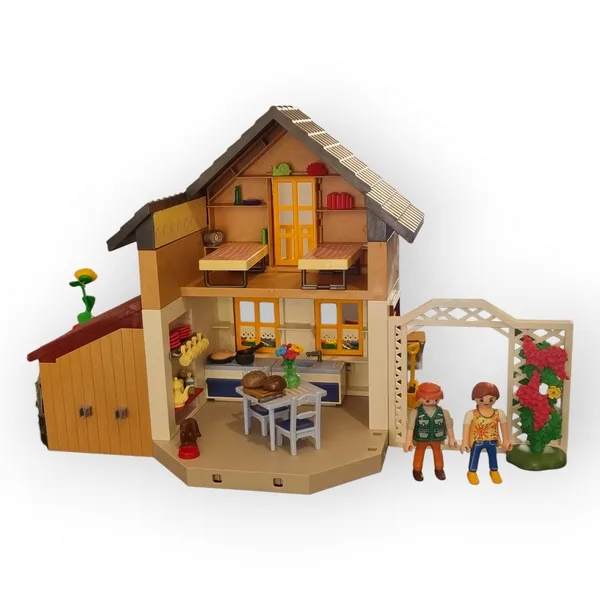 Maison des fermiers et marché Playmobil 5120