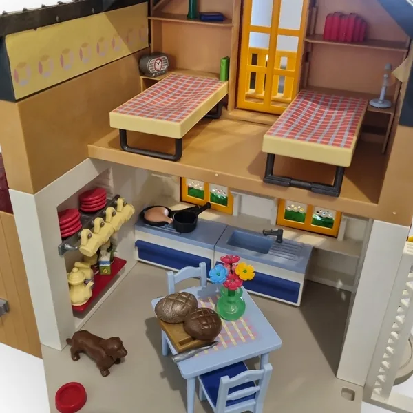 Maison des fermiers et marché Playmobil 5120