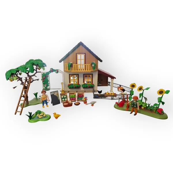 Maison des fermiers et marché Playmobil 5120