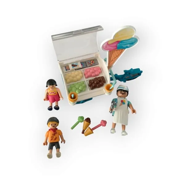 Marchand de glaces et triporteur Playmobil 9426