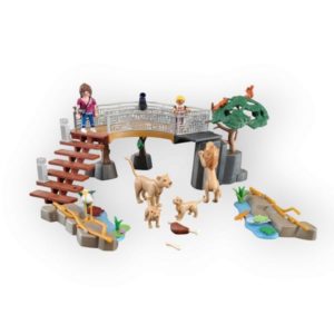 Famille de lions avec végétation Playmobil 70343