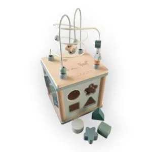 Cube d'activités en bois Little Dutch