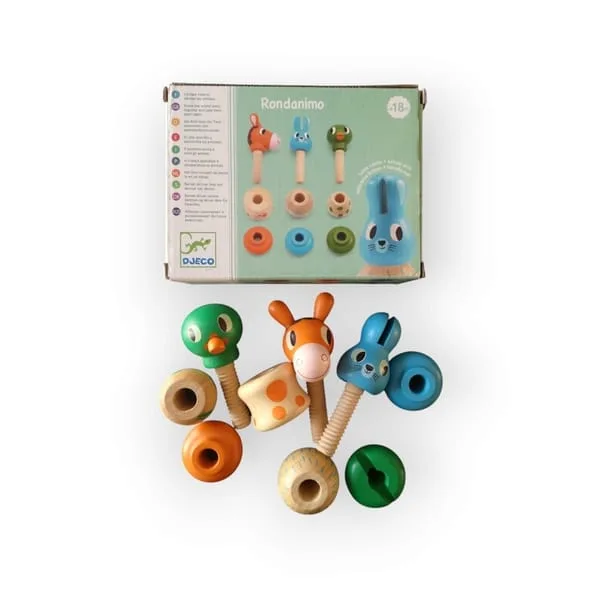 Rondanimo animaux à visser Djeco