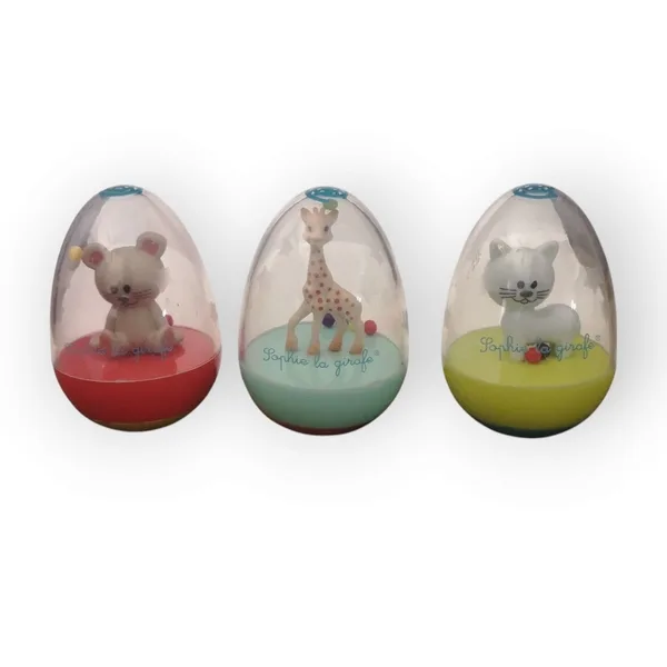 3 culbutos Sophie la girafe Vulli