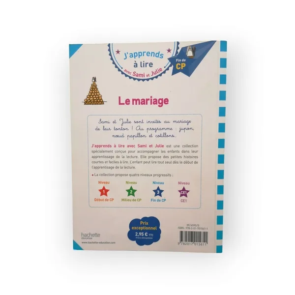Le Mariage J'apprends à lire avec Sami et Julie