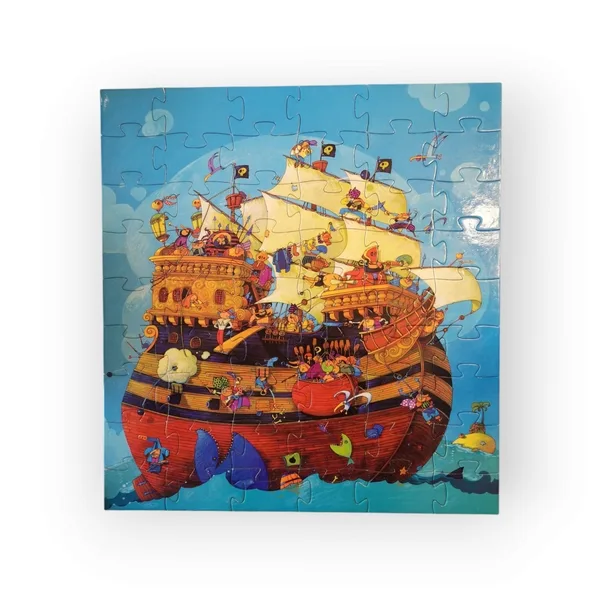 Puzzle silhouette Le bateau de Barberousse DJECO
