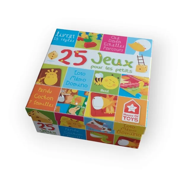 Coffret 25 jeux pour les petits House of Toys