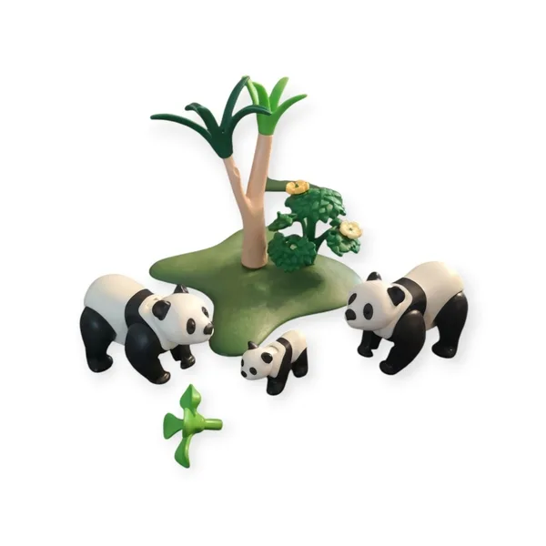 Couple de pandas avec bébé Playmobil 6652