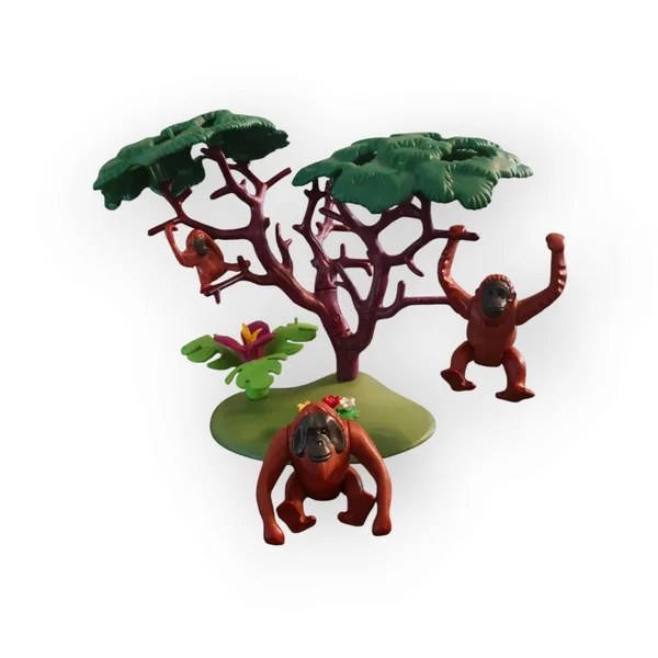Famille d'Orangs-outangs Playmobil 6648