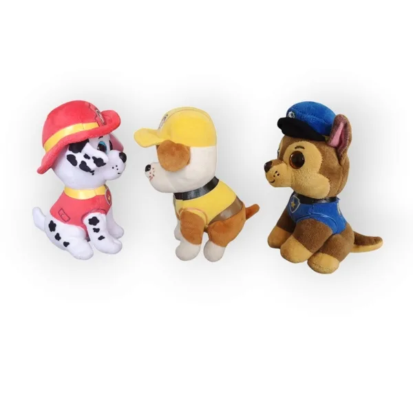 Lot de 3 peluches TY Pat’ Patrouille