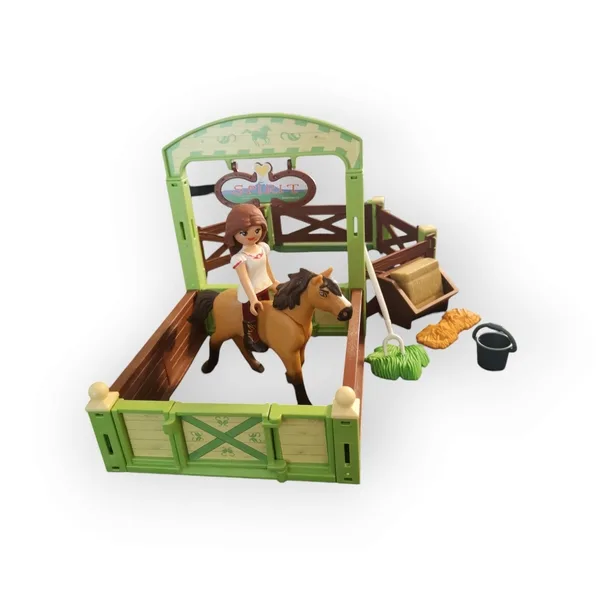 Lucky et Spirit avec box Playmobil 9478