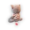Peluche chat nez cœur Françoise Saget