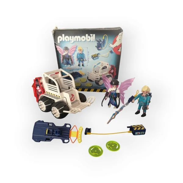 Spengler et voiturette Playmobil Ghostbusters 9386