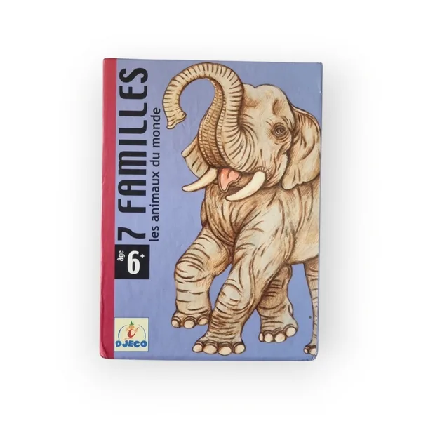 Jeu de 7 familles Animaux du monde Djeco
