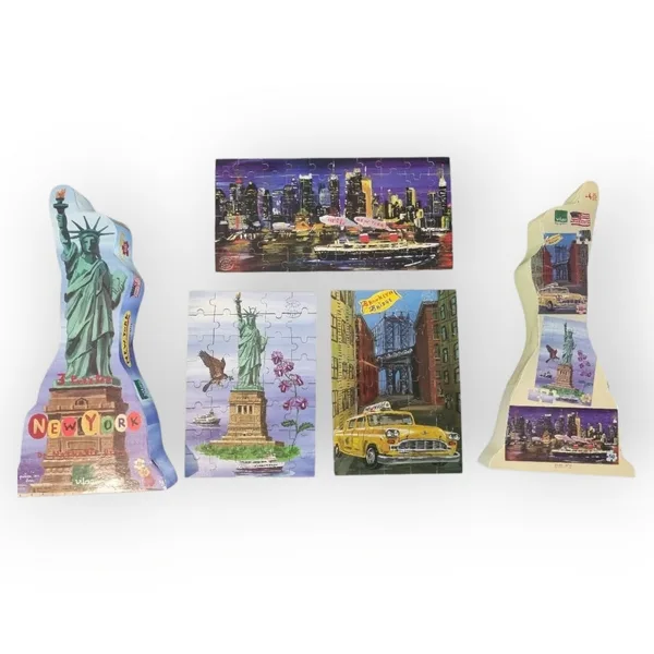 Boîte 3 puzzles New-York Vilac