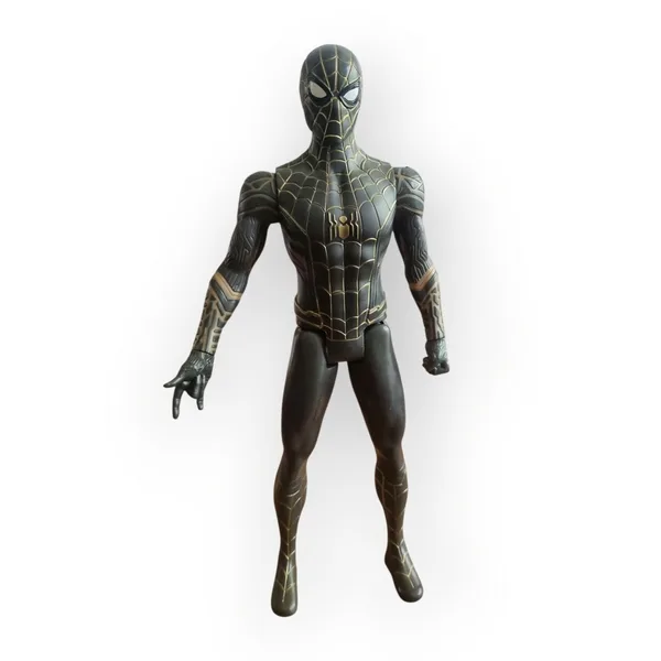 Figurine Marvel Spiderman Costume noir et or