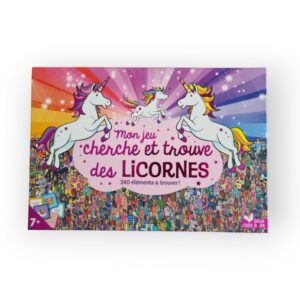 Mon jeu cherche et trouve des licornes Deux coqs d'or