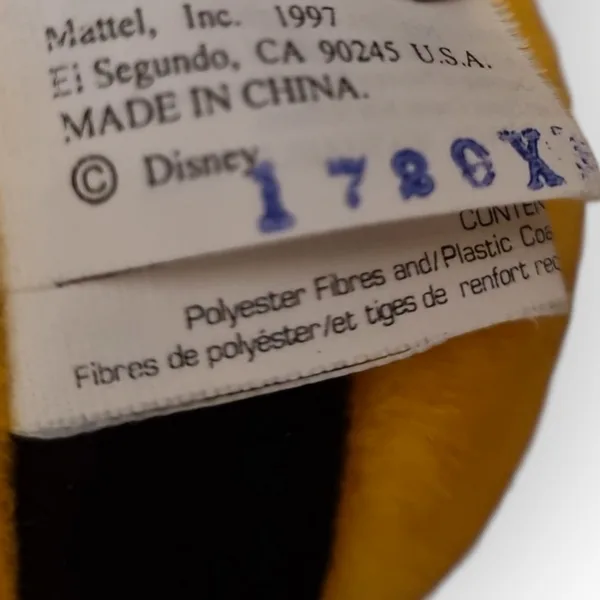 Peluche Winnie l’Ourson en costume d’abeille Mattel