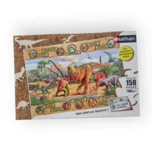 Puzzle Les espèces de dinosaures Nathan