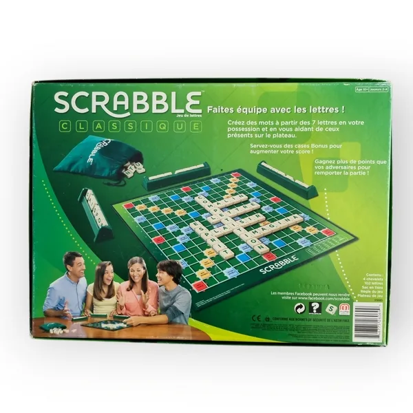 Scrabble classique d'occasion Mattel