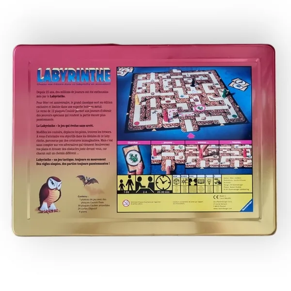 Labyrinthe 25e anniversaire boîte métallique Ravensburger
