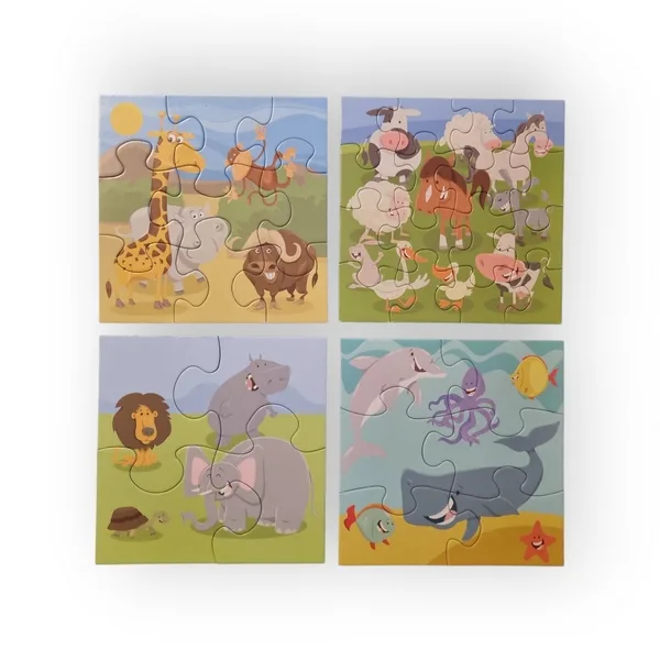 4 Puzzles évolutifs Jeux 2 mômes