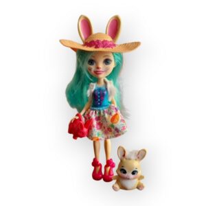 Mini poupée Enchantimals Fluffy Lapin