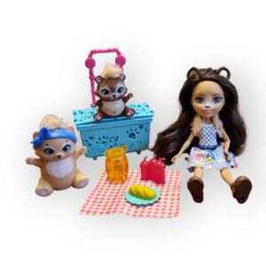 Playset Enchantimals Le pique-nique de Bren Ours Mattel
