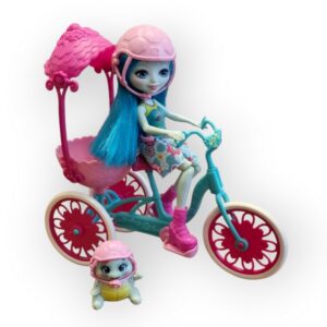 Playset Enchantimals Taylee la Tortue et la sortie à vélo Mattel