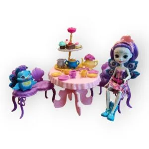 Playset Enchantimals le Salon de thé de Mme Paon Mattel