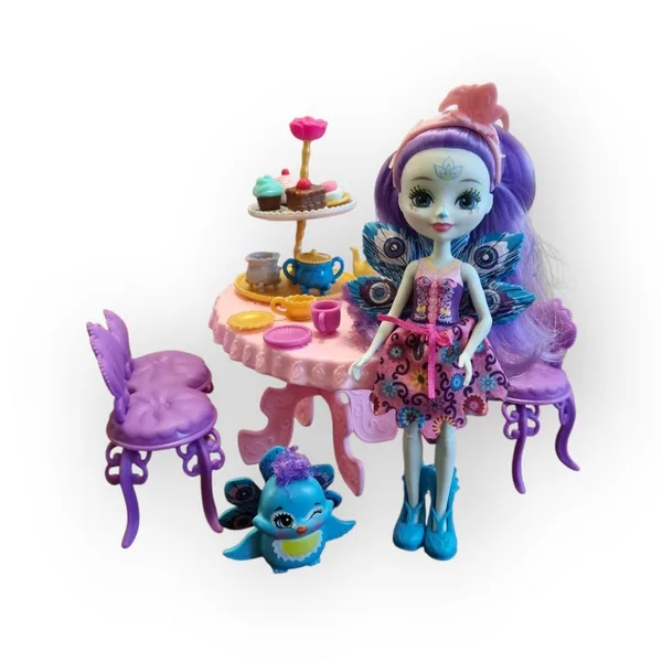 Playset Enchantimals le Salon de thé de Mme Paon Mattel
