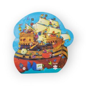 Le bateau de Barberousse Puzzle silhouette DJECO