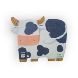 Puzzle silhouette Les vaches à la ferme DJECO