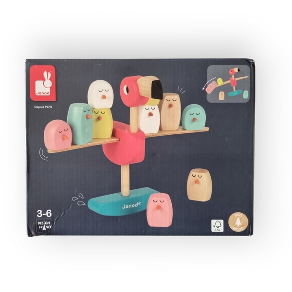Jeu d’équilibre Flamant Rose Zigolos Janod