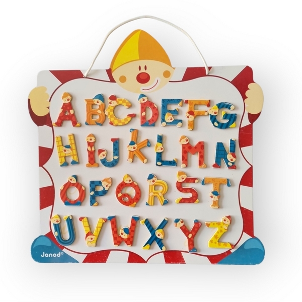 Tableau ABC Clown Magnet Janod