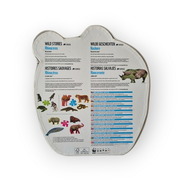12 Puzzles en forme d'Animaux WWF