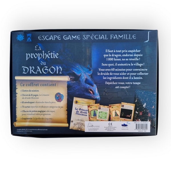 ESCAPE GAME spécial famille La prophétie du dragon Larousse