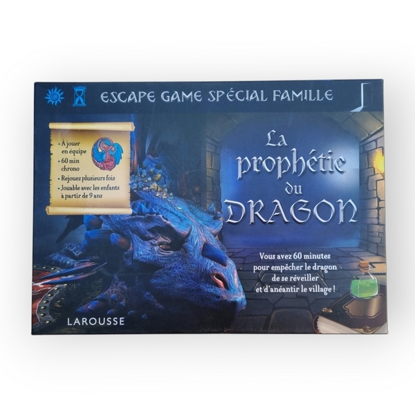 ESCAPE GAME spécial famille La prophétie du dragon Larousse