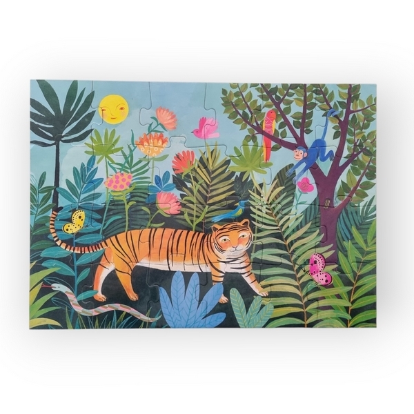 Puzzle silhouette La balade du tigre DJECO