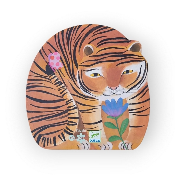 Puzzle silhouette La balade du tigre DJECO