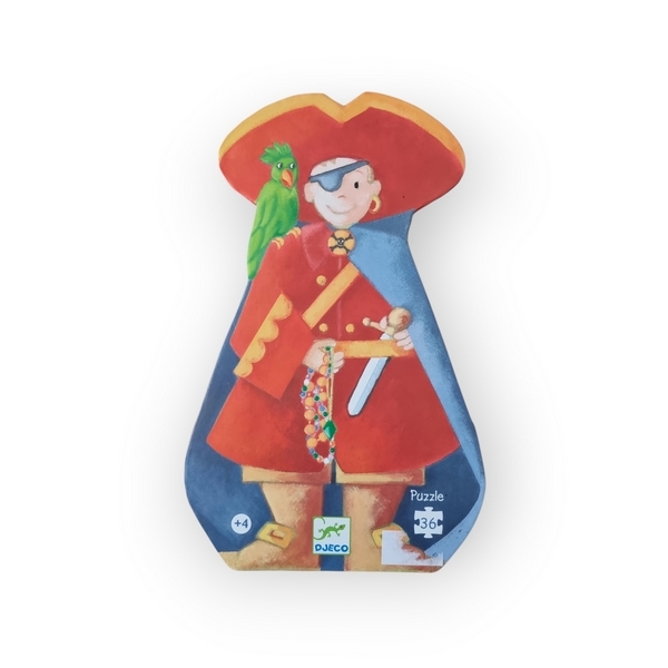 Puzzle silhouette Le pirate et son trésor DJECO
