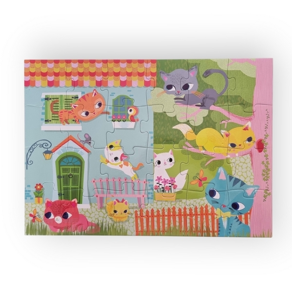 Puzzle silhouette Pachat & ses amis DJECO